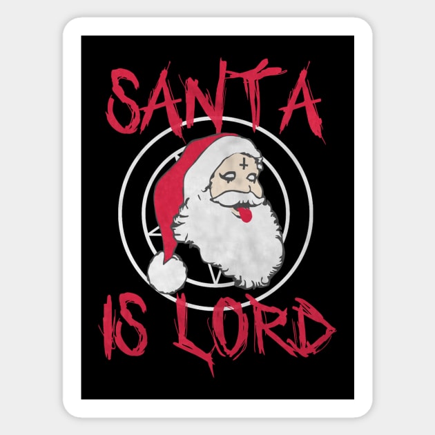 SANTA IS LORD Sticker by toruandmidori